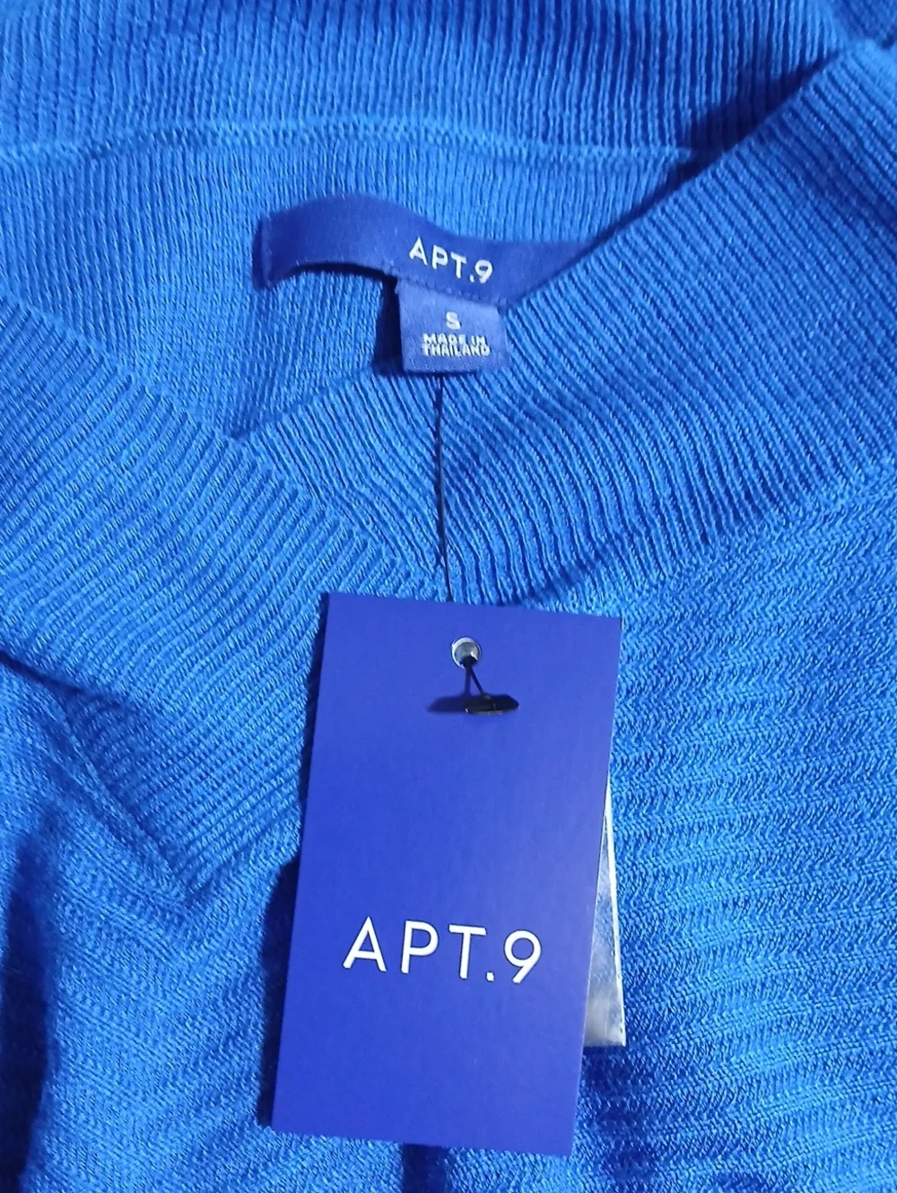 Apt. 9 Royal Blue V-Neck Women's Sweater